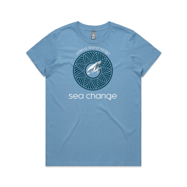 Women's Maple Tee with Whale Logo Thumbnail